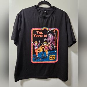 ROMWE Hobbies & Games Grim Reaper T-Shirt